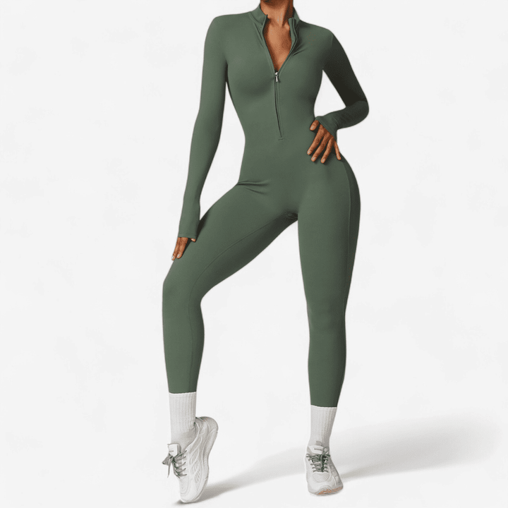 Jumpsuit Damen mit Reissverschluss