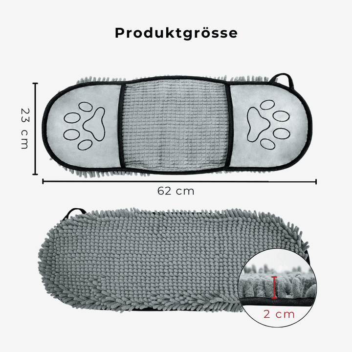 Saugfähiges Hundehandtuch