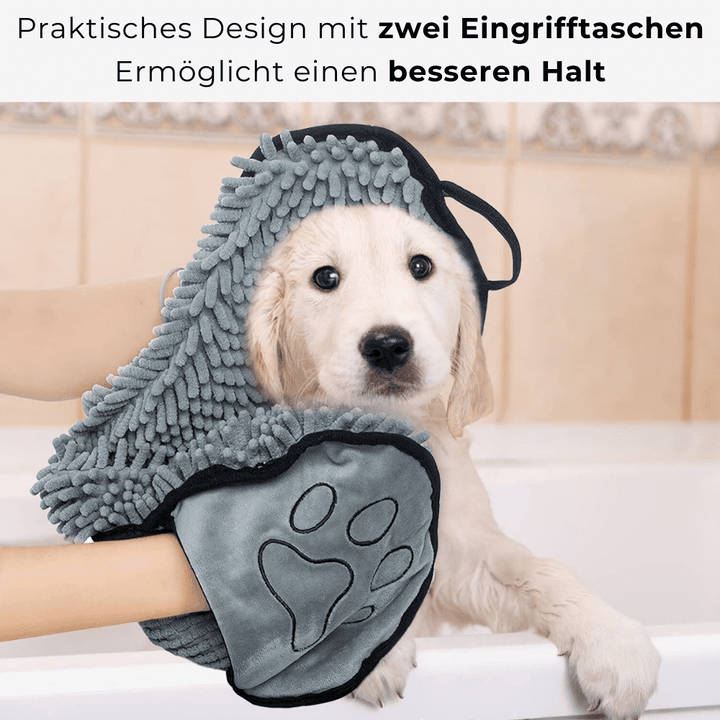 Saugfähiges Hundehandtuch